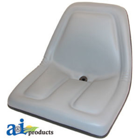 A & I PRODUCTS Michigan Style Seat, w/o Slide Track, GRY 24.5" x19" x11.5" A-TM333GR
